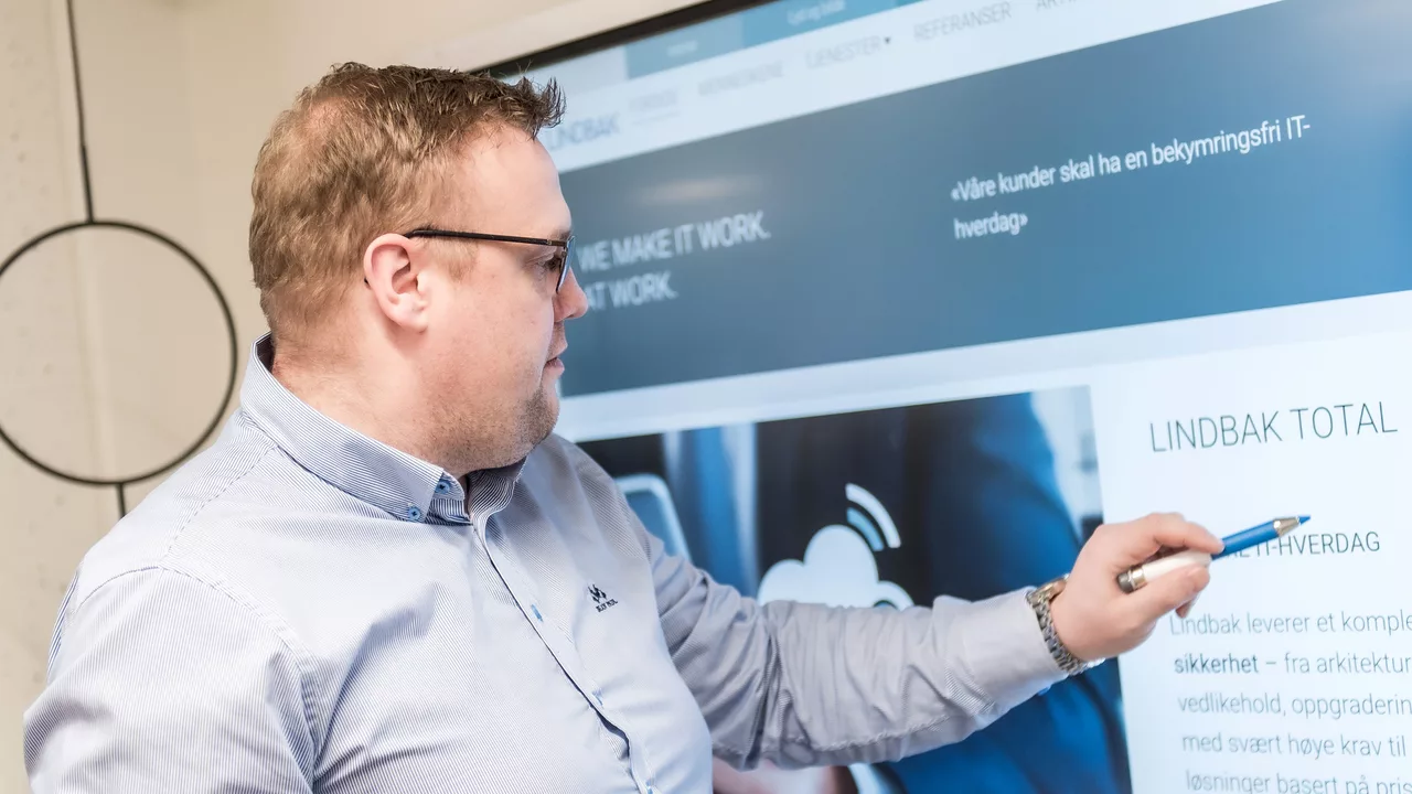 Lindbak IT-Mats whiteboard 2-ansatte