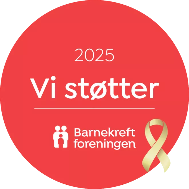 2025 Vi stotter Trykk Rod kreftforeningen