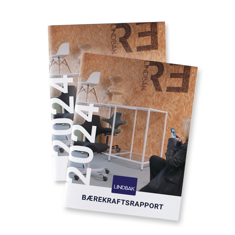 MOCKUP 2024 Baerekraftsrapport Lindbak