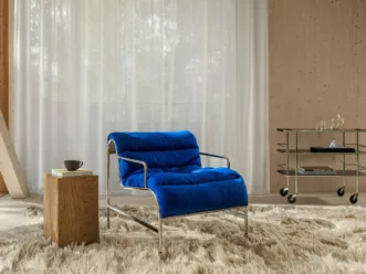 Lammhults Sunny easychair blue e02