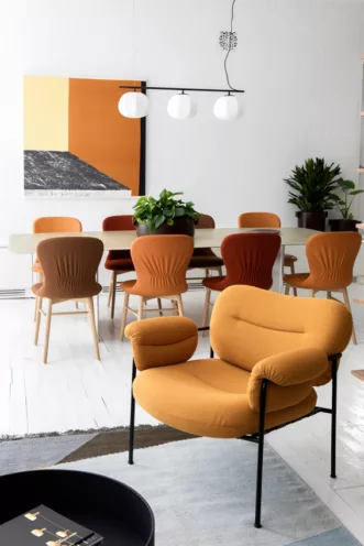 Fogia Bollo Persimon Myko 3 seter sofa Vidar