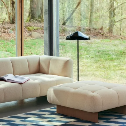 HAY Quilton Lift 2 seater Tartaglia 857 wb lacquered oak base Quilton Lift Ottoman Tartaglia 857 wb lacquered oak base 01