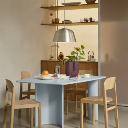 Muuto Re Norm bord 130 light bla workshop chair oak ambit pendant 40 brushed alu kink deep rod org