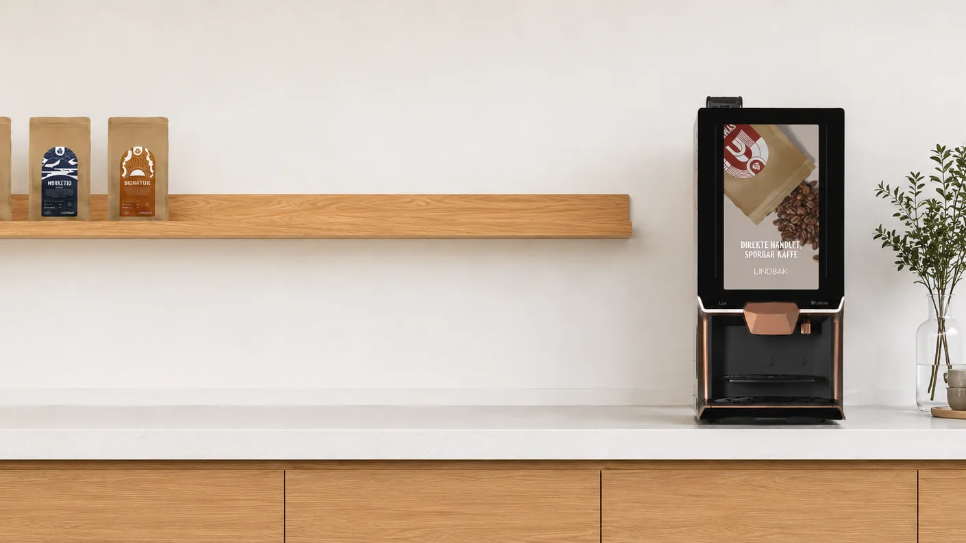 Kaffemaskin mockup