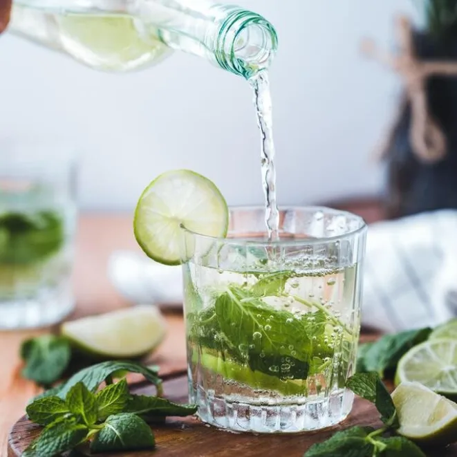 Vann karaffel Lime Gront