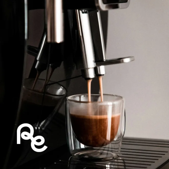 Lindbak Kaffemaskin med Re ikon