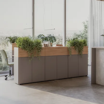 Cube Design Congo laminate Oppbevaring planter gront