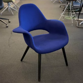 Vitra Organic Chair blå loungestol