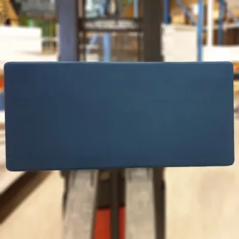 Blå bordskillevegg 160 x 75 cm