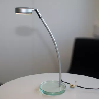 Bordlampe sølv FOZZ Opus