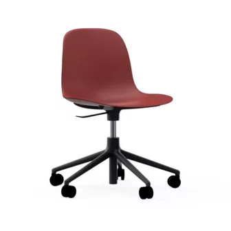 Normann-Copenhagen.-Form-Chair-Swivel-5W.-Produktbilde606055-Form-Chair-Swivel-5W-Gaslift-Red-BlackAlu-1_104225.jpg