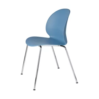 N02™-10 Recycle stol - Lys blå / Krom understell