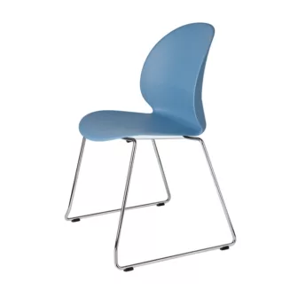 N02™-20 Recycle stol - Lys blå / Krom understell
