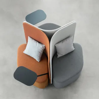 RomboSeat m/skjerm og bord