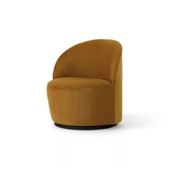 Tearoom Lounge Chair Svingbar - Sennep Champion 041