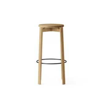 Passage Bar stool - Eik / Pulverlakkert stål