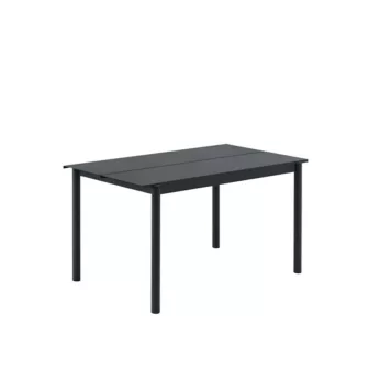 Linear Steel Table 140x75cm - Mørk grønn