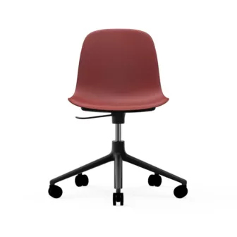 Normann-Copenhagen.-Form-Chair-Swivel-5W.-Produktbilde606055-Form-Chair-Swivel-5W-Gaslift-Red-BlackAlu-2_104226.jpg