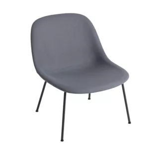 Fiber lounge chair tube base - Divina 154 / Sort understell