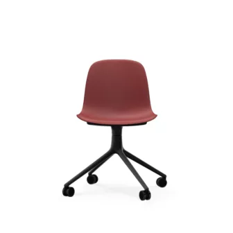 Normann-Copenhagen.-Form-Chair-Swivel-4W.-Produktbilde605010-Form-Chair-Swivel-4W-Black-Alu-Red-02_104200.jpg