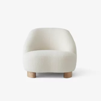 Margas Lounge Chair LC1 - Beige Karakortum 001 / Oljet eik