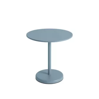 Linear Steel Cafe Table Ø70 x H73 cm - Pale Blue