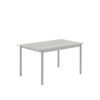 Linear Steel Table 140x75cm - Grå