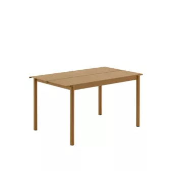 Linear Steel Table 140x75cm - Oransje