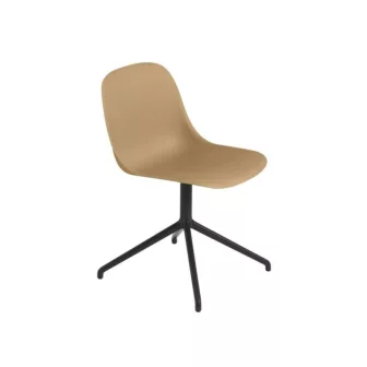 Fiber side chair swivel base