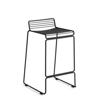 Hee Bar stool Low - Black