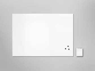 Air whiteboard - Hvitmalt faset kant / 200x120 cm