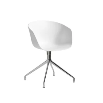 About A Chair AAC 20 - Hvit / Polert aluminium understell