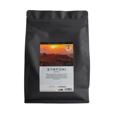 Lindbak Symfoni kaffe, hele bønner - 1 kg per pose