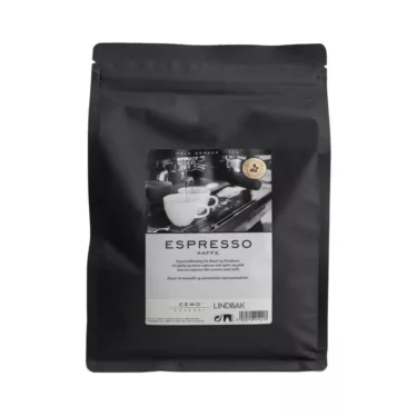 Lindbak Espresso kaffe, hele bønner