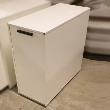 Tårnskap 2P hvit venstre Duba B8 83x90x43