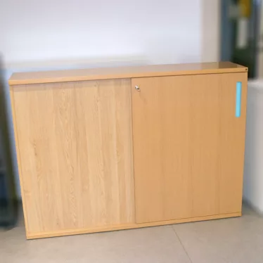 Skap 3P eik skyvedører Horreds 160 x 40 x 113