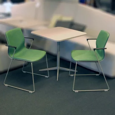 Konferansestol grønn Four Design FourSure 88 krom len meie understell