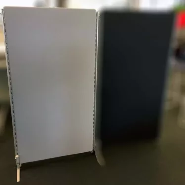 Skillevegg gulv grå 150 x 80 Kinnarps