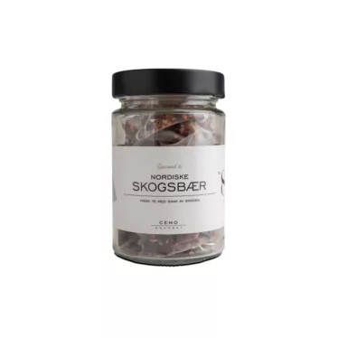 Nordiske Skogsbær te - 50 poser per glass