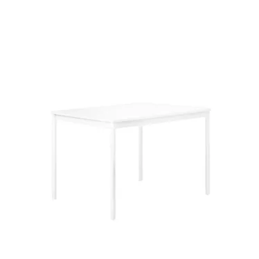 Base Table - Hvit laminat / Hvitt understell