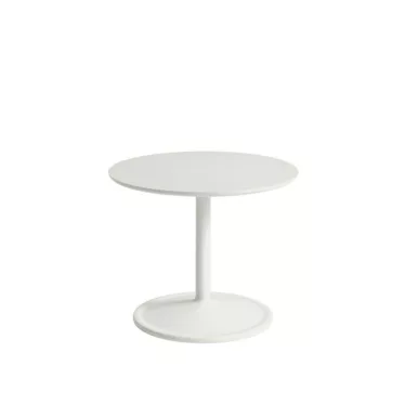 Soft Side Table - Off-white linoleum / Off-white understell