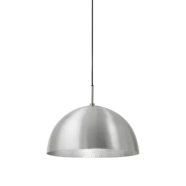 Shade lys Pendant - Liten / Klarlakkert spunnet aluminium
