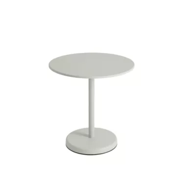 Linear Steel Cafe Table Ø70 x H73 cm - Grå