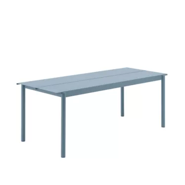 Linear Steel Table Large 200 x 75cm - Pale Blue