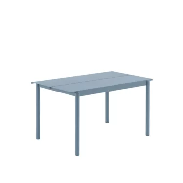 Linear Steel Table 140x75cm - Pale Blue