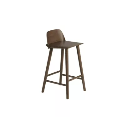 Nerd counter stool/ H:65 cm - Beiset mørk brun