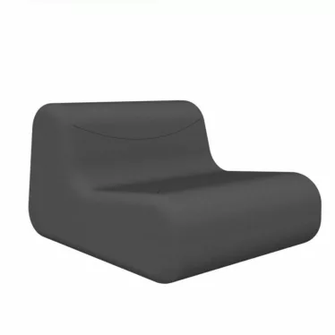 Fluid bean bag chair, Outdoor - Tekstil TE275 (mørkegrå)