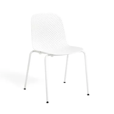 13Eighty Chair - Hvit / Gråhvitt understell / Glider