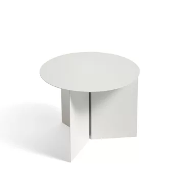 Slit Table Round - Hvit