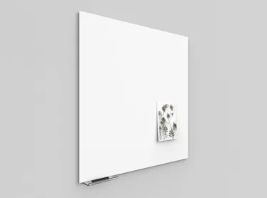 Air whiteboard - Hvitmalt faset kant / 100x120 cm